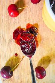 easy sweet cherry jam in 30 minutes no