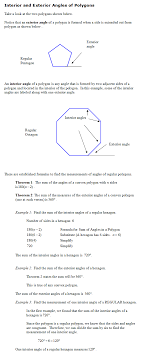polygons and quadrilaterals sequences