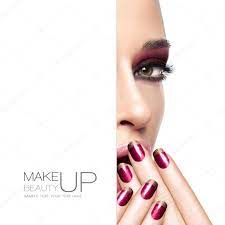 beauty and makeup concept fashion make