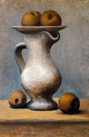 Still life with vases, 1906. Still Life With Pitcher And Apples 1919 By Pablo Picasso