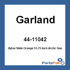 Garland 44 11042 Hyfax Slide Orange 53 75 Inch Arctic Snowmobile