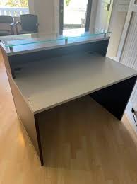 Quality Reception Desk Glass Top