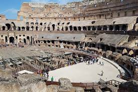 small group colosseum arena floor roman