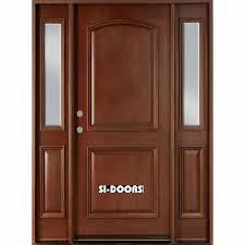 standard finished solid wooden door