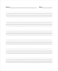 32 printable lined paper templates lined paper, also known as ruled paper is a type of paper for writing which has horizontal lines printed on it. 25 Free Lined Paper Templates Free Premium Templates