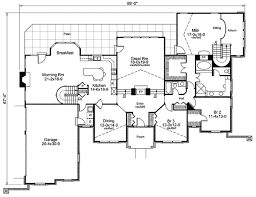 Stylish Atrium Ranch House Plan With