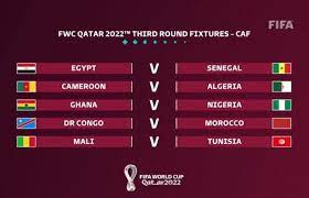 2022 Fifa World Cup Qualifiers Africa Fixtures gambar png