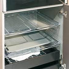 metal storage rack for cabinets in