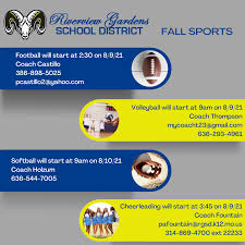 fall sports return at rghs riverview