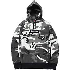Most fakes are distinguishable by necktags but some have them figured out, so always check the washtag. Supreme Box Logo Pullover Snow Camo 148 Supreme Hoodie Supreme Clothing Supreme Sweatshirt