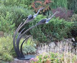 Metal Sculptures Garden Bird Sculpture