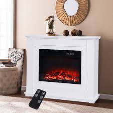 Electric Fireplace With Surround Suite