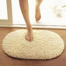 d groee oval shape bath rugs extra soft