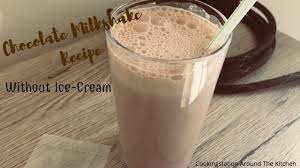 chocolate milkshake without icecream