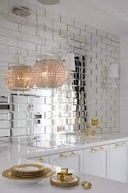 mirror tiles kitchen mirror