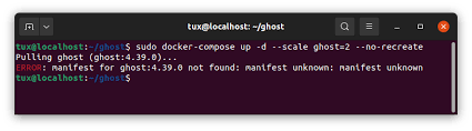 error during docker image pull