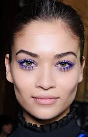 blue mascara for enhancing eye color