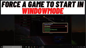 how to force a game to start in