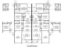Houseplans Biz Plan D1392 D Duplex