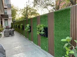 Green Artificial Vertical Grass Wall