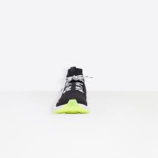 Speed Trainers Lace Up Black For Men Balenciaga