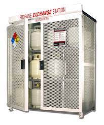 grill tank exchange cage propane cage