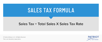 How To Calculate Sales Tax Definition Formula Example