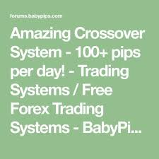Amazing Crossover System 100 Pips Per Day Trading