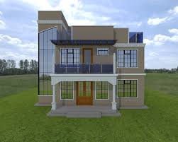 Four Bedroom Maisonette House Plan