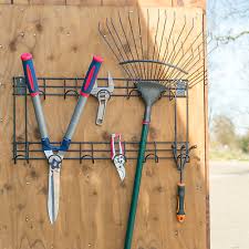 Heavy Duty Garden Tool Holder Wall Rack