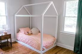Easy To Make Diy Twin Floor House Bed