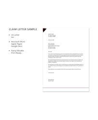 claim letter template 12 free sle