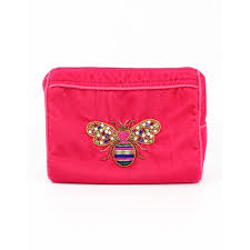 my doris pink love bee makeup bag