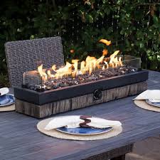 Outdoor Tabletop Gas Fire Pit Patio