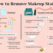 how to remove makeup stains from clothes