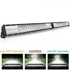 Tri Row 42inch 2268w Led Light Bar Offroad For Jeep White 42 Light Bar Ebay