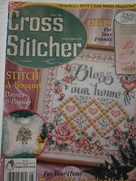 Details About August 1999 The Cross Stitcher Magazine Back Issue Pattern Book 21 Charts Bless
