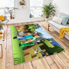kids rooms minecraft rug nursery rug