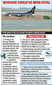 Jet Airways Mishap Jet Mishap In Saudi Pilots Mistook