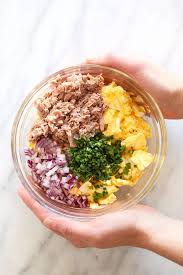 tuna salad with egg so easy and yummy