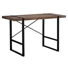 We'll review the issue and make a decision about a partial or a full refund. Monarch Specialties Monarch Computer Desk Brown Reclaimed Wood And Black Metal 48 In Rona