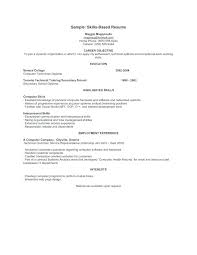 Skills Summary Ideas For Resume On A Professional Examples