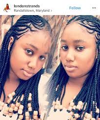 These straight back cornrows are attached with box braids at the crown and braided into a high pony braid to create a magnificent hairstyle. Pin By Jasmine Seaforth On Natural Crowns Braids With Beads African Braids Cornrows Braids