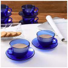 Buy Iveo Glass Fame Coffee Cup Saucer