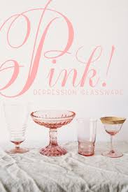 Pink Depression Glassware The Kitchy
