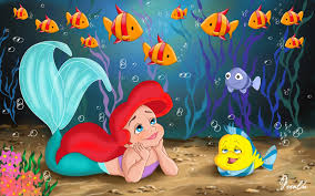 39 little mermaid hd wallpaper