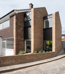 stepped extension to 1960s terraced house