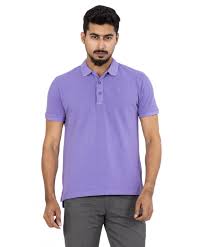 Light Purple Color Polo T Shirt