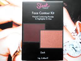 sleek makeup face contour kit dark