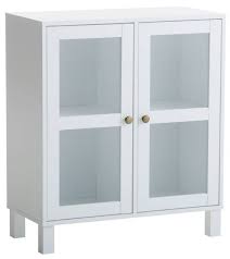 Display Cabinet Skals Glass Doors White